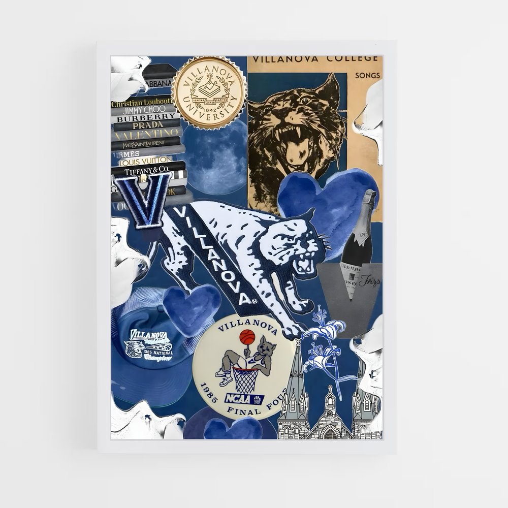 Poster Villanova de wildcats – affiche Basketball (vue 3)